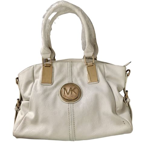 michael kors quilted white flower purse|Michael Kors white rainbow purse.